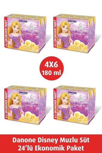 Danone Muzlu İnek Sütü Laktozlu 24'lü 180 gr