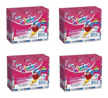 İçim Çilekli İnek Sütü Laktozlu 24'lü 180 ml