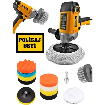 Anadolu Strong ANS1030 900 W 2500 Devir/Dk 180 Mm Disk Kablolu Pasta Cila Elektrikli Polisaj Makinesi