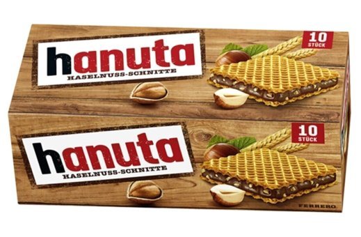 Hanuta Fındık Kremalı Gofret 10x220 gr