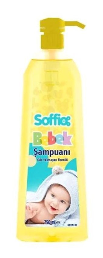 Soffio Göz Yakmayan Hipoalerjenik Tüm Ciltler İçin Papatya Özlü Bebek Şampuanı 5x750 ml