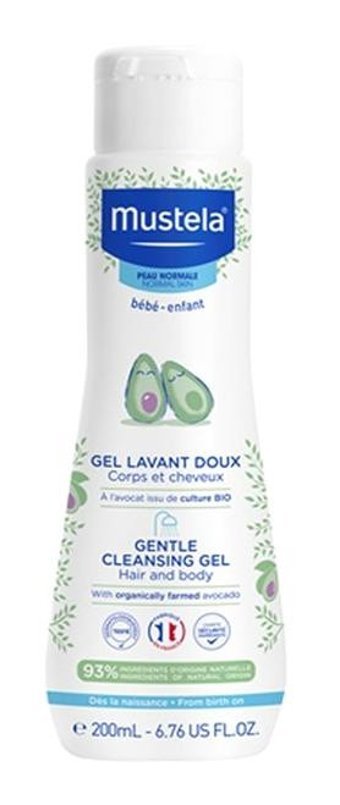 Mustela Gentle Göz Yakmayan Hipoalerjenik Tüm Ciltler İçin Avokadolu Bebek Şampuanı 200 ml