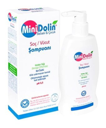 Minidolin Göz Yakmayan Hipoalerjenik Tüm Ciltler İçin Ballı Bebek Şampuanı 250 ml