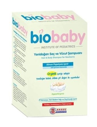 Biobaby Hipoalerjenik Yenidoğan Hassas Ciltler İçin Papatya Özlü Bebek Şampuanı 150 ml