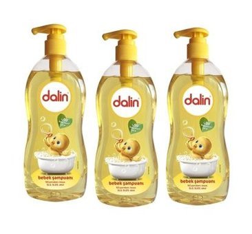 Dalin Göz Yakmayan Hipoalerjenik Hassas Ciltler İçin Bebek Şampuanı 3x700 ml