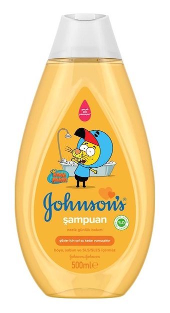 Johnson's Baby Kral Şakir Göz Yakmayan Hipoalerjenik Hassas Ciltler İçin Argan Yağlı Bebek Şampuanı 500 ml