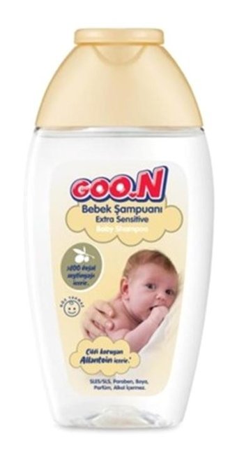 Goon Göz Yakmayan Hipoalerjenik Tüm Ciltler İçin Zeytinyağlı Bebek Şampuanı 2x200 ml