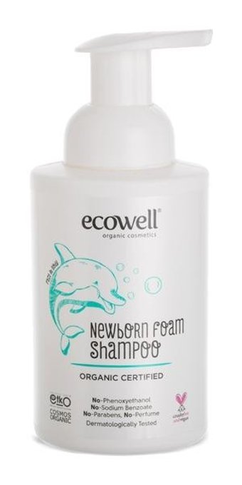 Ecowell Göz Yakmayan Yenidoğan Tüm Ciltler İçin Aynısefalı Bebek Şampuanı 300 ml
