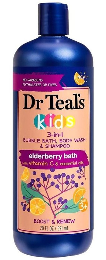 Dr. Teals Kids Tüm Ciltler İçin Portakallı Bebek Şampuanı 591 ml