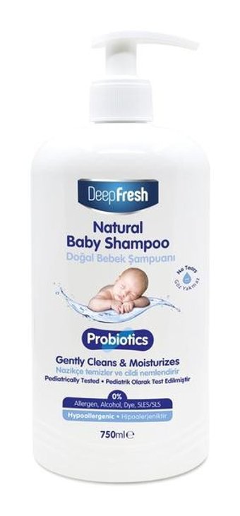 Deep Fresh Probiyotik Göz Yakmayan Hipoalerjenik Hassas Ciltler İçin Bebek Şampuanı 750 ml