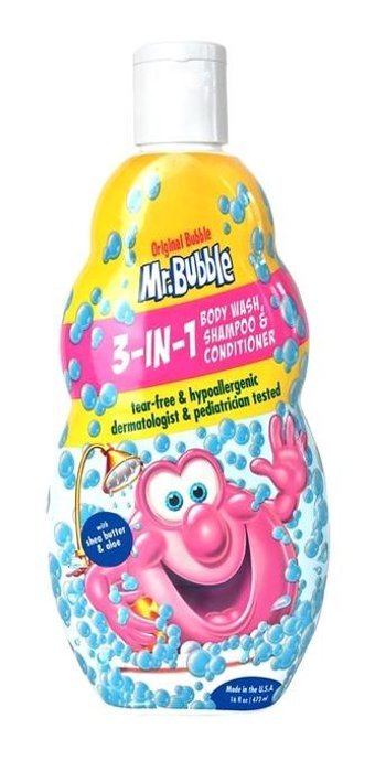 Mr. Bubble Original Göz Yakmayan Hipoalerjenik Tüm Ciltler İçin Aloe Veralı Bebek Şampuanı 473 ml