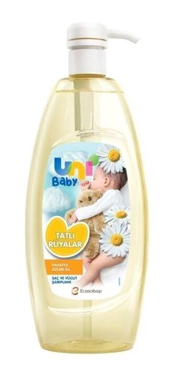 Uni Baby Göz Yakmayan Hipoalerjenik Yenidoğan Hassas Ciltler İçin Papatya Özlü Bebek Şampuanı 700 ml