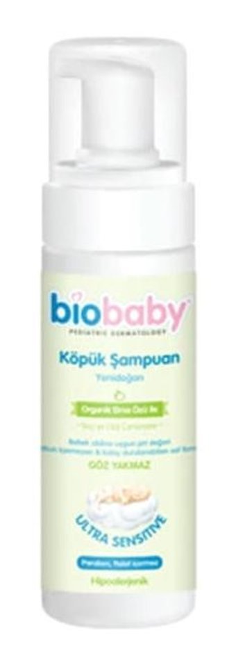 Biobaby Hipoalerjenik Yenidoğan Hassas Ciltler İçin Elmalı Bebek Şampuanı 150 ml