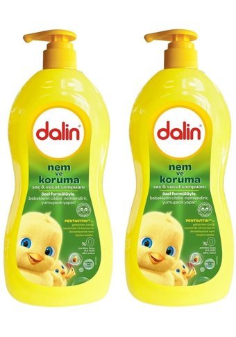 Dalin Nem Koruma Göz Yakmayan Hipoalerjenik Tüm Ciltler İçin Avokadolu Bebek Şampuanı 2x700 ml