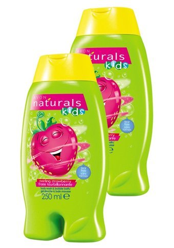 Avon Natural Kids Göz Yakmayan Tüm Ciltler İçin Çilekli Bebek Şampuanı 2x250 ml
