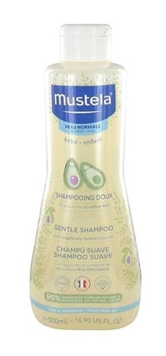Mustela Gentle Göz Yakmayan Hipoalerjenik Yenidoğan Normal Ciltler İçin Papatya Özlü Bebek Şampuanı 500 ml