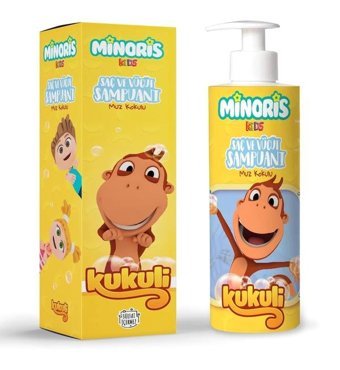 Minoris Baby Kids Göz Yakmayan Hipoalerjenik Tüm Ciltler İçin Muzlu Bebek Şampuanı 220 ml