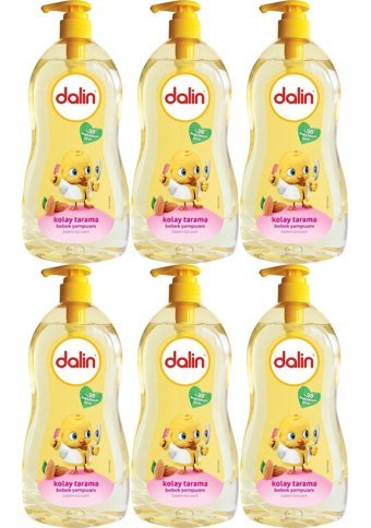 Dalin Kolay Tarama Göz Yakmayan Hipoalerjenik Tüm Ciltler İçin Badem Özlü Bebek Şampuanı 6x400 ml