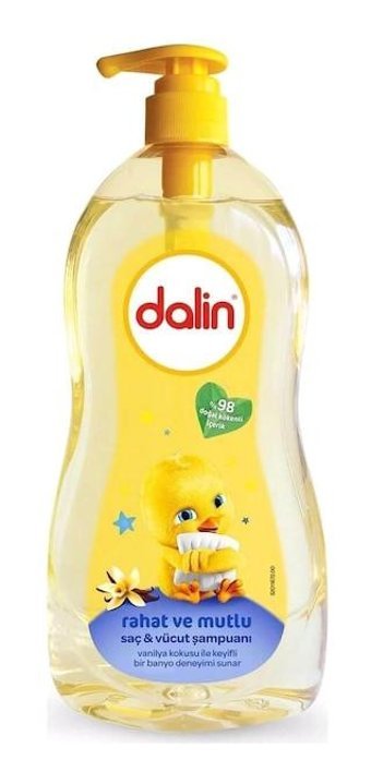 Dalin Göz Yakmayan Hipoalerjenik Hassas Ciltler İçin Vanilyalı Bebek Şampuanı 400 ml