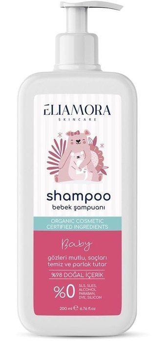 Eliamora Yenidoğan Tüm Ciltler İçin Aynısefalı Bebek Şampuanı 200 ml