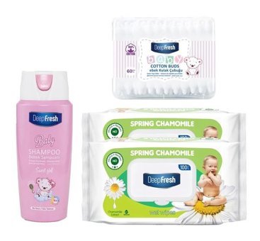 Deep Fresh Göz Yakmayan Tüm Ciltler İçin Papatya Özlü Kız Bebek Şampuanı 500 ml