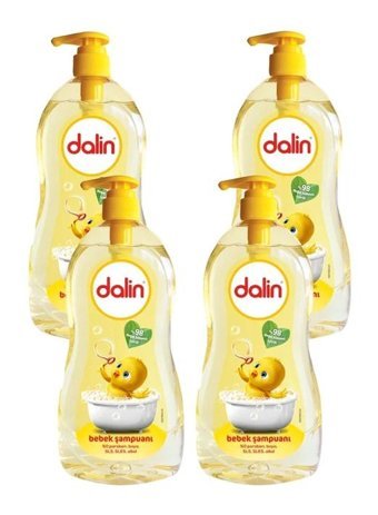 Dalin Göz Yakmayan Hipoalerjenik Tüm Ciltler İçin Bebek Şampuanı 4x900 ml