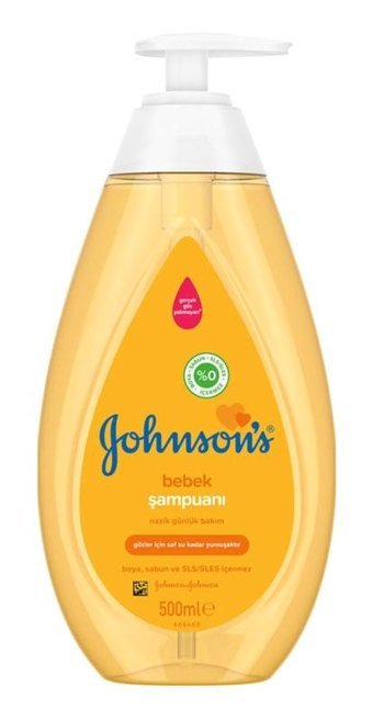 Johnson's Baby Göz Yakmayan Hipoalerjenik Hassas Ciltler İçin Argan Yağlı Bebek Şampuanı 500 ml