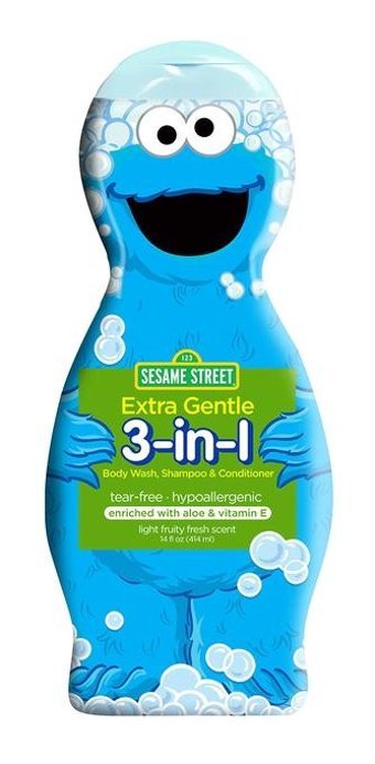 Sesame Street Extra Gentle Göz Yakmayan Hipoalerjenik Yenidoğan Tüm Ciltler İçin Meyveli Bebek Şampuanı 414 ml