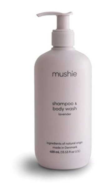 Mushie Baby Göz Yakmayan Hipoalerjenik Hassas Ciltler İçin Lavantalı Bebek Şampuanı 400 ml