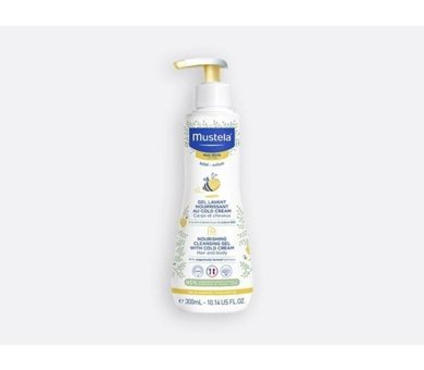 Mustela Yenidoğan Hassas Ciltler İçin Balmumlu Bebek Şampuanı 300 ml