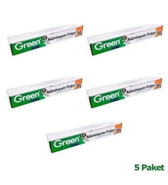 Green Cuki 5x100 m Alüminyum Folyo
