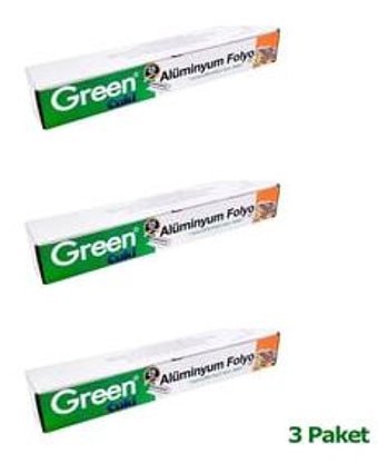 Green Cuki 3x100 m Alüminyum Folyo