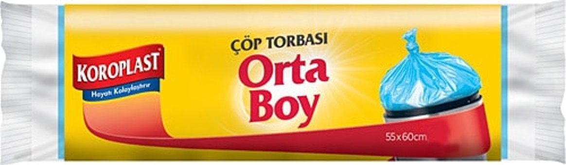 Kloroplast Orta Boy 55x60 cm 15 Adet Çöp Poşeti