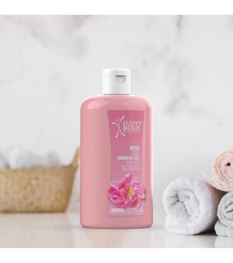 Happy Body Gül Nemlendirici Duş Jeli 400 ml