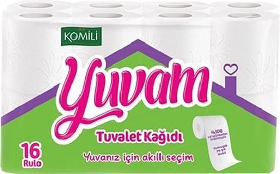 Komili 2 Katlı 16'lı Rulo Tuvalet Kağıdı