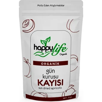 Happy Life Organik Kayısı 70 gr