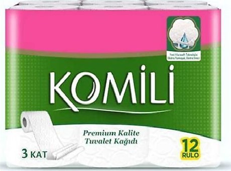 Komili 3 Katlı 12'li Rulo Tuvalet Kağıdı
