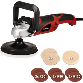 Einhell CC-PO 1100/150 E 1100 W 3000 Devir/Dk 180 Mm Disk Kablolu Pasta Cila Elektrikli Polisaj Makinesi