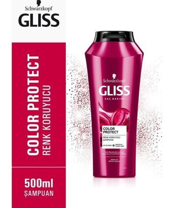Gliss Color Protect Arındırıcı Tüm Saçlar İçin Sade Standart Unisex Şampuanı 500 ml