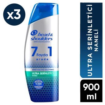Head & Shoulders 7 Fayda 1 Arada Koruyucu Arındırıcı Tüm Saçlar İçin Naneli Standart Unisex Şampuanı