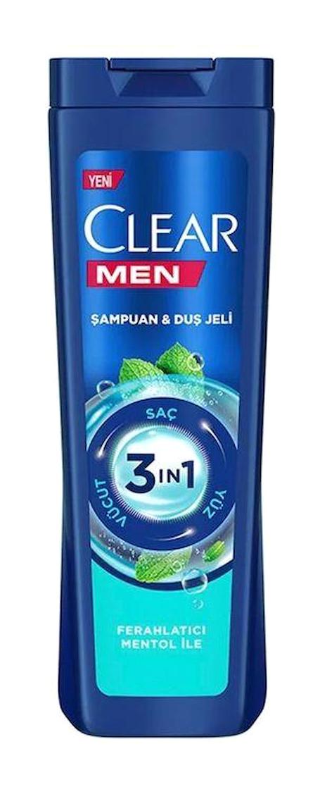 Clear 3 İn 1 Arındırıcı Tüm Saçlar İçin Sade Standart Unisex Şampuanı