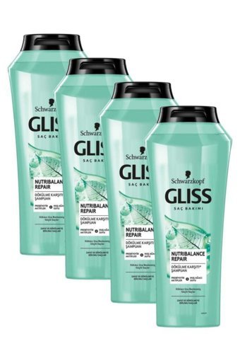 Gliss Nutrıbalance Onarıcı Tüm Saçlar İçin Sade Standart Unisex Şampuanı