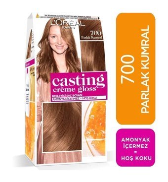 L'Oréal Paris 700 Parlak Kumral Amonyaksız Krem Saç Boyası 48 ml
