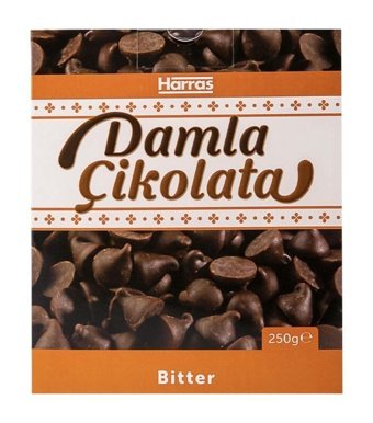 Harras Bitter Damla Çikolata 250 gr