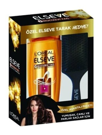 L'oréal Paris Elseve 6 Yağ Mucizesi Şampuan 450 ml + Tarak