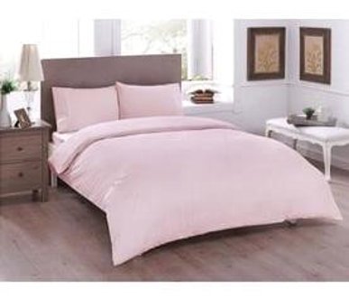 Taç Basic Pamuk Dört Mevsim 200 x 220 cm Çift Kişilik Nevresim Takımı Pembe
