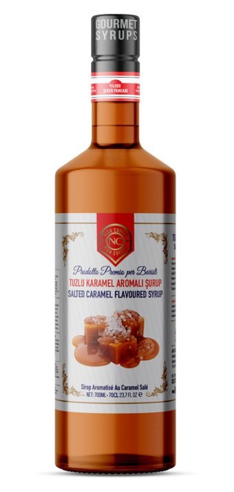 Nish Kahve Tuzlu Karamel Aromalı Kahve Şurubu 700 ml
