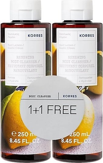 Korres Limonlu Reyhan Duş Jeli 2x250 ml