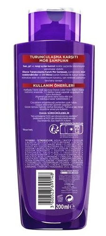 L'oréal Paris Elseve Turunculaşma Karşıtı Şampuan 450 ml