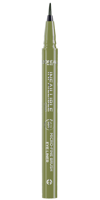 L'Oréal Paris Infaillible 36H Grip Micro Fine Suya Dayanıklı Parlak 05 Yeşil Kalıcı Kalem Eyeliner